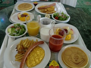 ディズニーの朝ごはん！