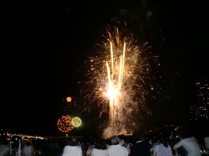 多摩川の花火大会